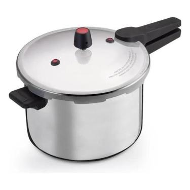 Imagem de Panela De Pressão 10 Litros Fechamento Externo Cor Alumínio Polido - N