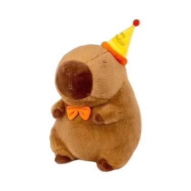 Imagem de Brinquedo De Pelúcia Capivara De 23cm, Boneco De Animal De Estimação M