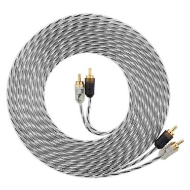 Imagem de Cabo Rca 5m Taramps Double Injetado Blindado Som Automotivo