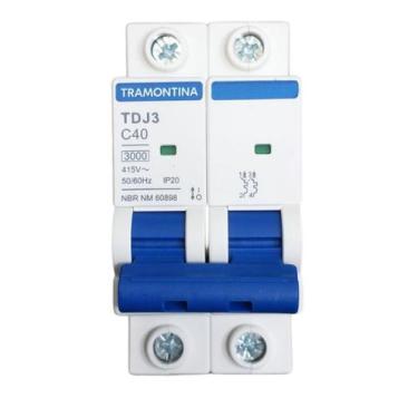 Imagem de Disjuntor Din Bifasico Bipolar Duplo C 40A Tramontina