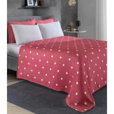 Imagem de Manta Flannel Casal Lar E Lazer Laranja, UN, Laranja