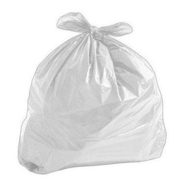Imagem de 400 Saco Para Lixo De 60l Branco Leitoso 60x70x0,06 (4pcts) - Salix, B