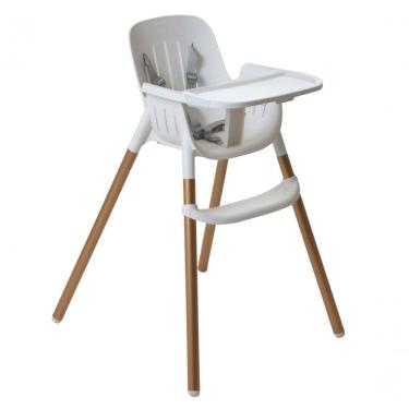 Imagem de Cadeirinha de Alimentação Poke 6 a 36 Meses Até 15KG com Bandeja Removível Frosty Polar Branco