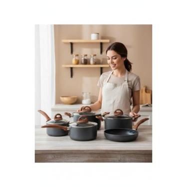 Imagem de Jogo Panelas Antiaderente 5 Peças Indução Granito - Congratulations St