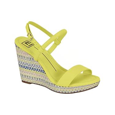 Imagem de Sandalia Feminina Moleca Anabela Tira Napa Verde 39