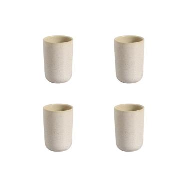 Imagem de Conjunto de Copos Porto Brasil Neo Stoneware Latte 200ml - 4 Peças