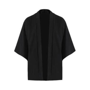 Imagem de Conjunto De Camisa Quimono E Calças Curtas Masculinas, Estilo Japonês 
