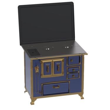 Imagem de Fogao a Lenha Venax GII n 2 Renaissance Azul Cald SE