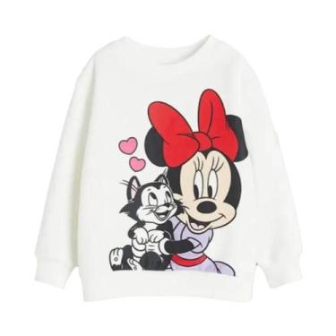 Imagem de Moletom Infantil Com Estampa De Desenho Animado Da Disney, Primavera E