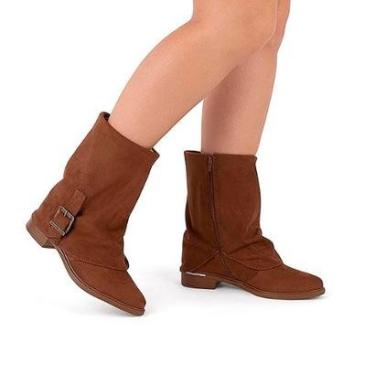 Imagem de Bota Vizzano Feminina Cano Médio Capa Tendência 3077.126-Feminino