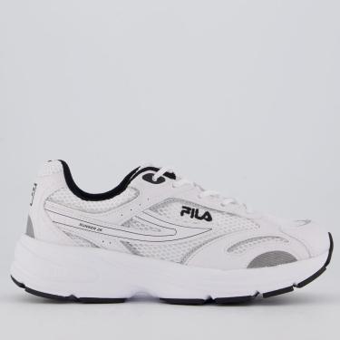 Imagem de Tênis Fila Runner 2k Branco e Preto-Masculino