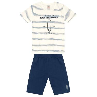 Imagem de Conjunto infantil menino oversized de surf Brandili