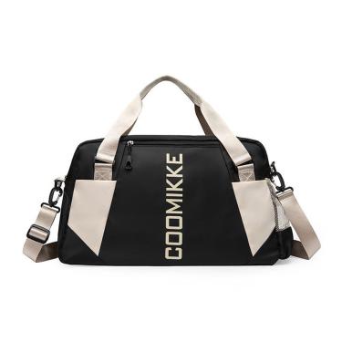 Imagem de Bolsa Mala Fitness Esportiva de Viagem Grande Impermeável com Compartimento para Calçado e Divisão Seca e Molhada Preto