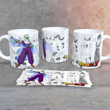 Imagem de Caneca de Porcelana Dragon Ball Estampa 4 para Café e Chá 325ML Uso em Micro-ondas e La...