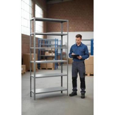 Imagem de Estante Aço 6 Prateleiras 90x28cm: Max Organize! - Congratulations Sto