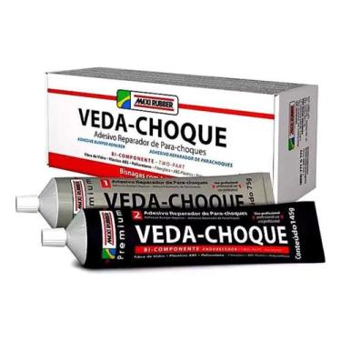 Imagem de Cola Reparador De Plastico Solda Plas Adesiva 150g Cor Preto - Maxi Ru