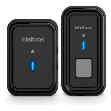 Imagem de Campainha Sem Fio Intelbras Cib 101 Com Bateria Preta - Congratulation