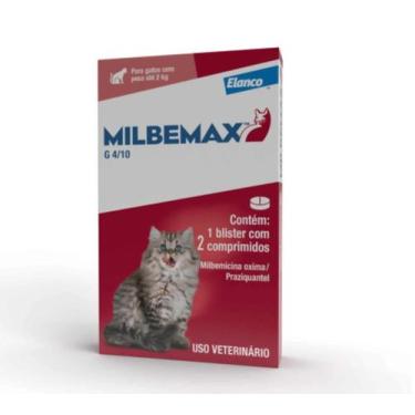 Imagem de Vermifugo Elanco Milbemax G Gatos Ate 2kg 2 Comprimidos