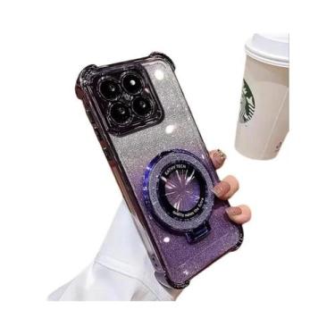 Imagem de Capa De Telefone Com Suporte Para Anel Brilhante Para MOTO G86 G56 G66