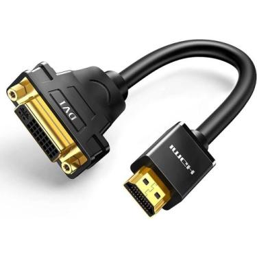 Imagem de Ugreen Cabo Adaptador Dvi D 24+5 Fêmea Para Hdmi 2.0 Macho