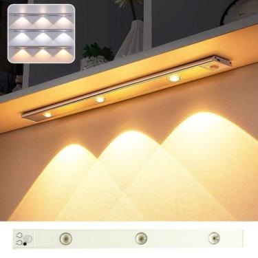 Imagem de Luminária Led Sensor Presença Recarregável Spot Armário 40cm - Kadê