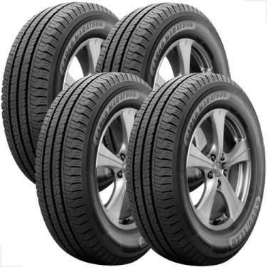 Imagem de Kit 4 Pneus Goodyear Aro 14 Cargo Marathon 2 185R14C 102R