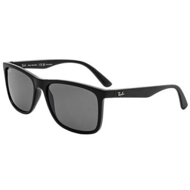 Imagem de Óculos de Sol Ray Ban RB4373L 606981 Preto Fosco - Ray-Ban