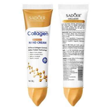 Imagem de Creme de Colágeno para mãos e rosto, Anti Rugas, Anti-Envelhecimento, 