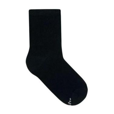 Imagem de Meia Casual Soquete Infantil Mash, Preto, 27-32