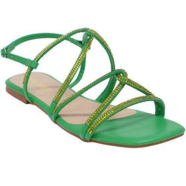 Imagem de Sandália Marina Carvalho B1315, Verde, 35
