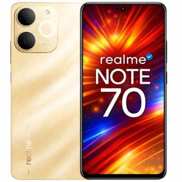 Imagem de Smartphone Celular Realme Note 70, 256GB, 8GB RAM, Android 14, Câmera 