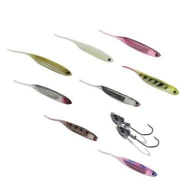 Imagem de Isca artificial Shad Soft Bait Silicone W189 8cm C/6 Cores - Maruri