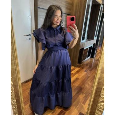 Imagem de Vestido Natália - no-brand, Vinho, G