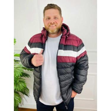 Imagem de Jaqueta Masculina Bobojaco Puffer Nylon Plus Size 560097 568024 - Delk