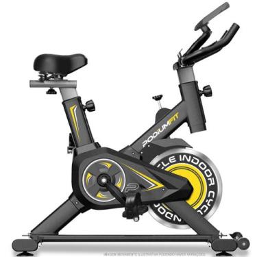 Imagem de Bicicleta Ergométrica Spinning 120KG Silenciosa PodiumFit S90