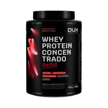 Imagem de Whey Protein Concentrado Pote (900g) - Sabor: Romeu e Julieta - Dux Hu