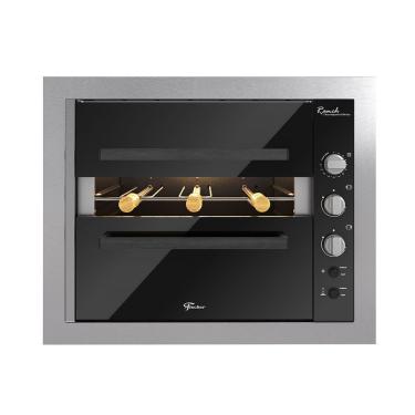 Imagem de Churrasqueira Elétrica de Embutir Ranch 3 Espetos Rotativos com Portas Superior e Inferior Inox 220V Fischer