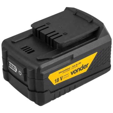 Imagem de Bateria de Íons de Lítio 18V 4Ah Linha Intercambiável IBV 1804 com Indicador de Carga Vonder