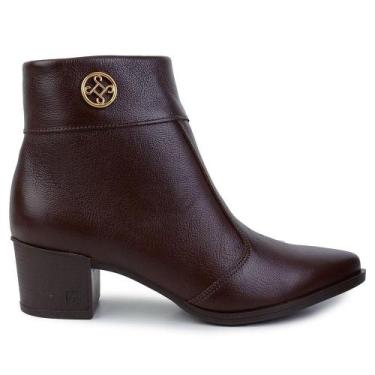 Imagem de Bota Feminina Pegada Frontier Couro Pinhão - 280512-04, 38, Marrom