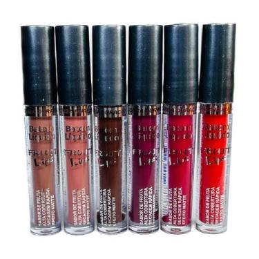 Imagem de Batom Líquido Matte Fruit Lips Longa Duração Kyrav