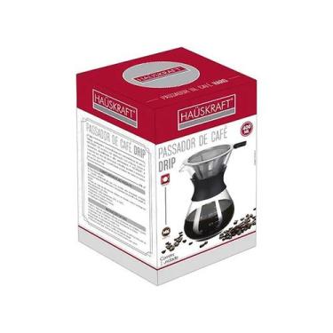 Imagem de Passador Cafe Vidro Drip 400ml CAFT015 - Etilux - ETILUX, HAUSKRAFT, W
