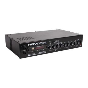Imagem de Amplificador PRO2010 200W RMS Com Gongo Hayonik - 0000085843