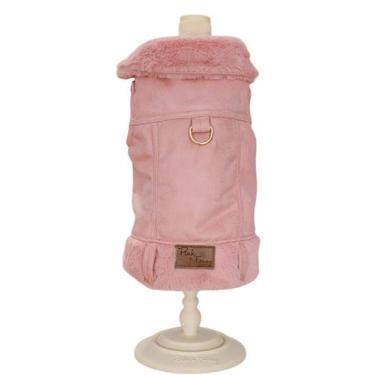 Imagem de Colete Velvet Rosê para cachorro e gato Tamanho:EGG - Pink & Fanny, EG