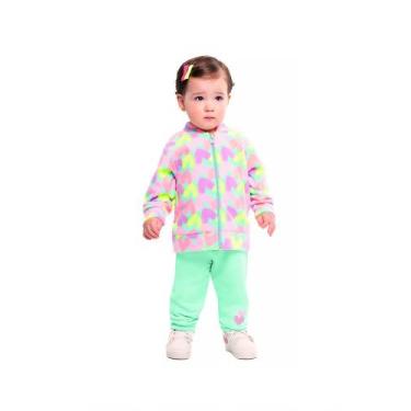 Imagem de Conjunto Moletom Soft Infantil Feminino Dila 03324 , 1, Verde