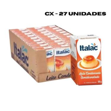 Imagem de Leite Condensado Semidesnatado Italac CX 27 Unidades