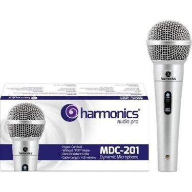 Imagem de Microfone Harmonics MDC201 Dinâmico Supercardióide Prata