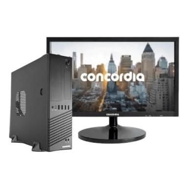 Imagem de Computador SFF Concórdia Completo Com Monitor 19,5'' Core i3 9100 8GB 