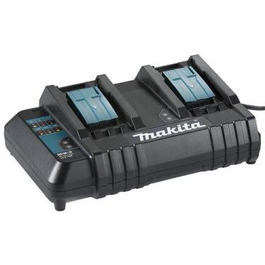 Imagem de Carregador de baterias 18 volts duplo dc18sh bivolt makita