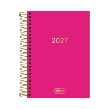 Imagem de Agenda 2027 Tilibra Espiral Executiva Diária Napoli Rosa 129x187mm 176