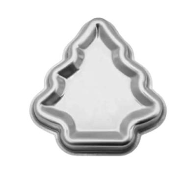 Imagem de Forma Ballerine Decorada Pinheiro 18cm X 18cm X 4,5cm